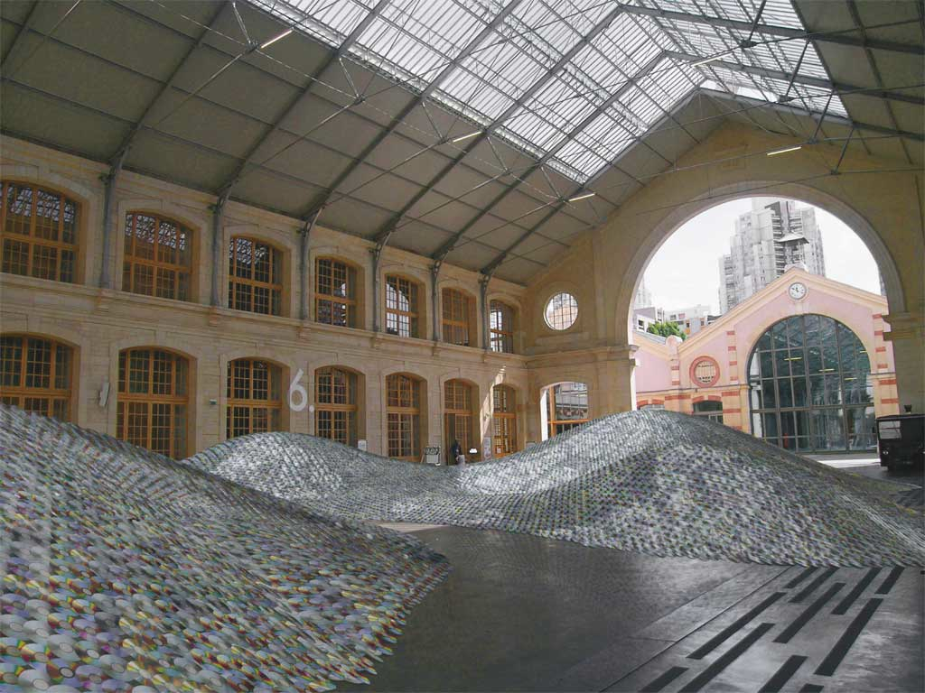 «Waste landscape», Paysage manufacturé, Installation d’Elise Morin et Clemence Eliard