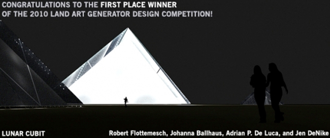 First place winner of the 2010 land art generator design competition