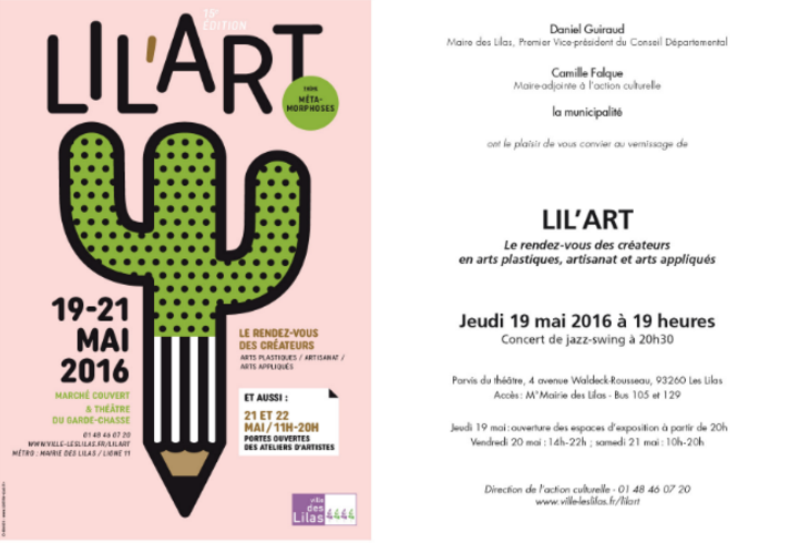 Lil’art, rendez-vous des créateurs du 19 au 21 mai