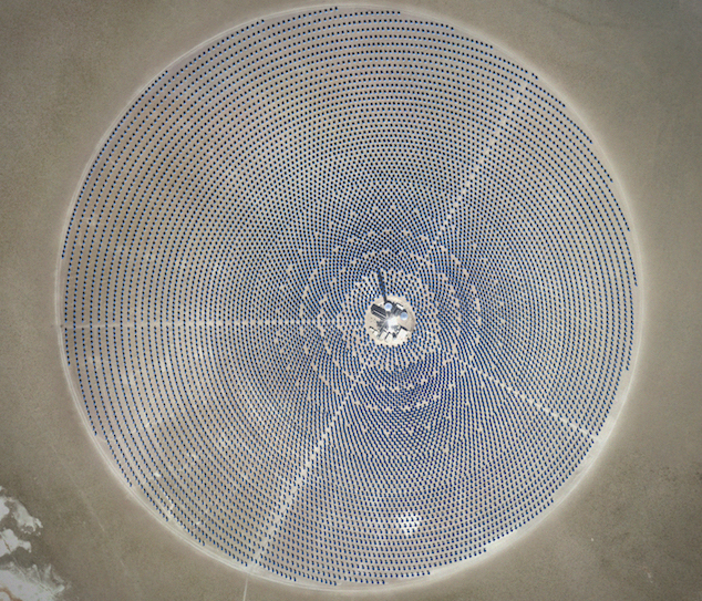 Installation « Solar Reserve » de John Gerrard, LACMA, Los Angeles